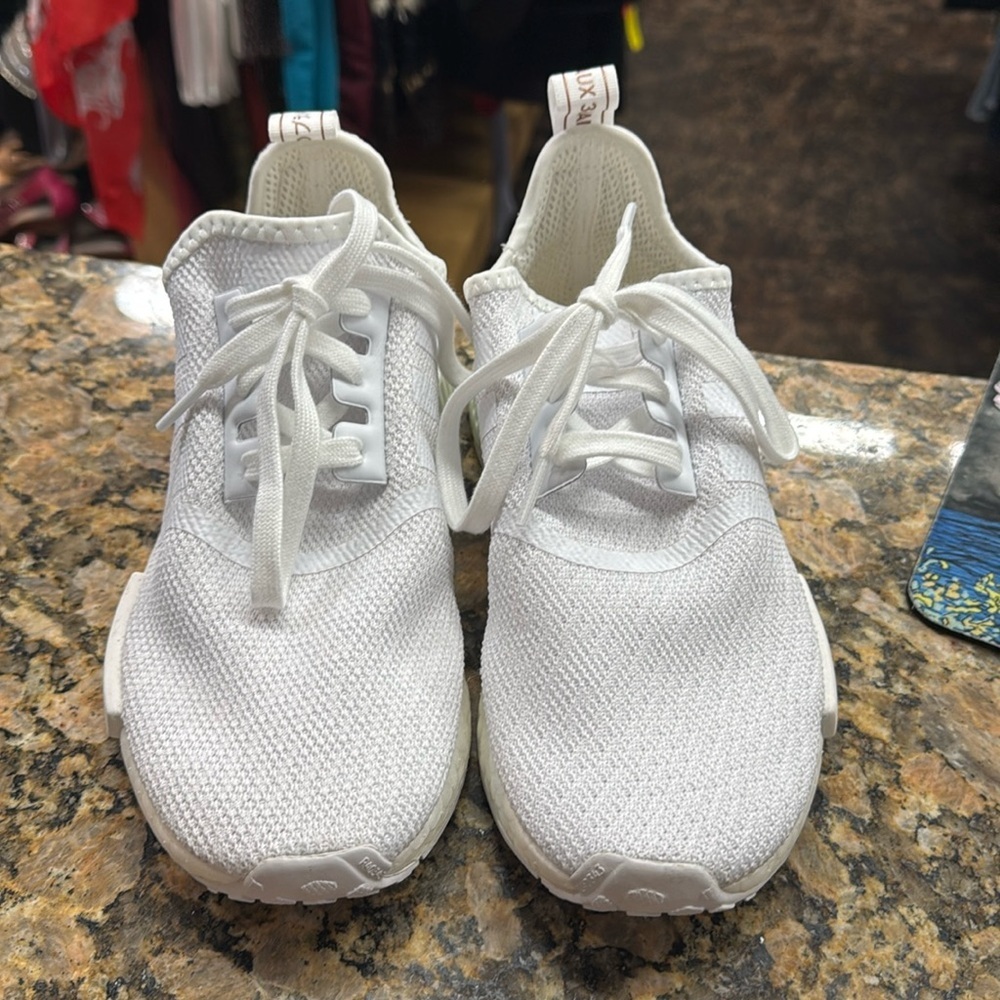 Adidas Marquee Aux 3 Bandes White Mesh Sneakers Women’s 7